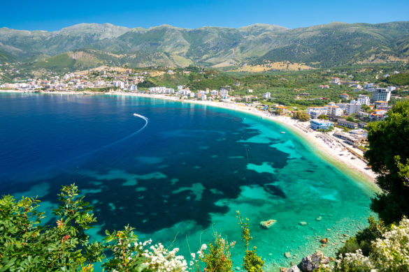 Beautiful,View,On,Himare,On,Albanian,Riviera,,Albania Himare