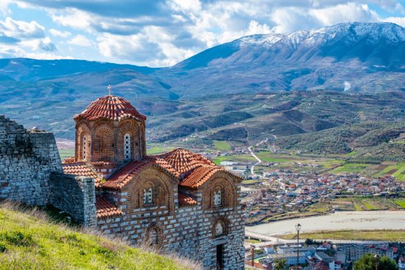 Historic,Orthodox,Church,Up,At,The,Berat,Castle,,Berat,,Albania Berat